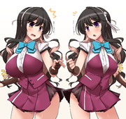 ウチの長波サマと(比較的)原作準拠の長波サマ。