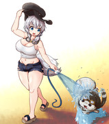 水やりもち子さん