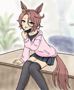 いつもと雰囲気が違うタイシン