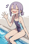 こっちでいっしょに泳ご～♡