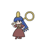 730 道神馴子【東方Project 立ち絵素材 透過GIF】