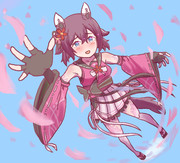 散る桜に祈りをこめて