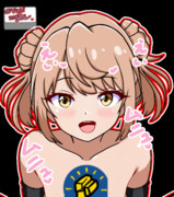 落書き、パイズリの日　ちっぱいズリズリ満潮ッ！