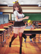 [gifアニメ]優雅に回転ステップするくまのん