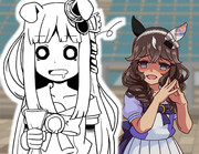 レースを見るクロノを見るブーケ
