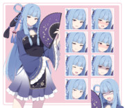 悪役令嬢風琴葉姉妹の立ち絵