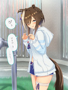 ファンサするシュヴァルグランさん