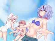 ひめみこついなと海