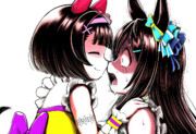 鼻キスシリーズ（フラワー×どぼ）