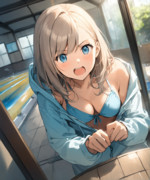 このクソ暑い時にパーカーなんぞ着てられるかってんだ！