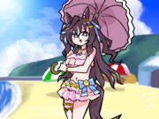 日焼けしたくないも～ん☆