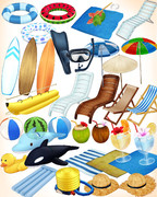 ビーチグッズセットver1.0