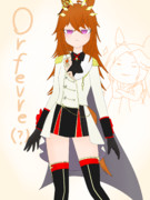 ッスに余の勝負服を着せてみる