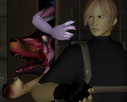 【MMD】立てこもり【バイオハザード】