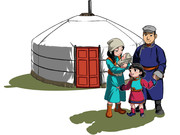 【仕事絵】伝統的な縦書き文字で学ぶモンゴル語基礎_挿絵6