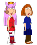 ロイス・グリフィン　釘崎野薔薇＆ゴルシ png素材