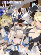 【MMD艦これ】米戦艦と午後のひととき？