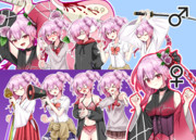 男にも女にもなれるROSA立ち絵素材