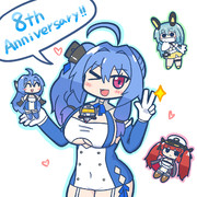 アズレン８周年記念絵！
