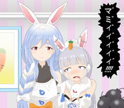 ウサギに母性を感じるウマ娘