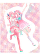 カルも式ミクさんをピンクに変身させるセット