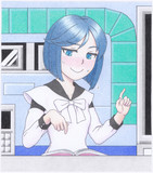 STEDの店員のお姉さん(買取査定中)