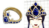 王室のサファイアティアラ【MMDアクセサリ配布あり】