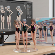 朝潮型競泳水着のフィギュア化
