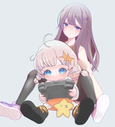 ゆかり蕾ちゃんとあかり萌ちゃん