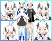 【立ち絵素材】可不【音楽的同位体】