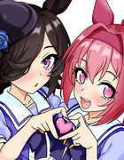 ウマ娘　ライスシャワー&ハルウララ