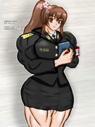 「例の女」のポーズを真似てみる大和ちゃん