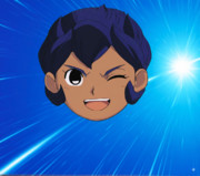 ウィンクをするロココ