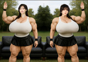 ティファコスプレの山下美月＆平手友梨奈