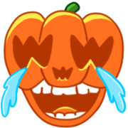 めっちゃ笑ってるかぼちゃ