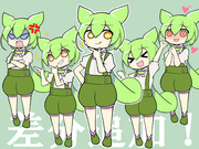 ずんだもん立ち絵素材　差分追加