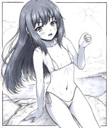 渚のビーチキュートガール朝潮ちゃん。