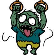 つり革ぶら下がりゾンビ