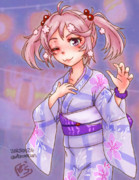 鎮守府秋祭り漣浴衣mode