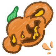 ぐにゃりジャックオーランタン