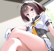 初描き　『艦これ秋月さん』