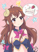 バースデーケーキを買うお金がないシャミ子。