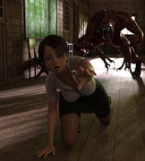 新任女教師と旧校舎