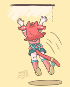 ジャンプ失敗猫