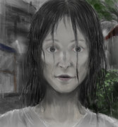 怖い動画とか怖い夢とか見てたら描きたくなったので