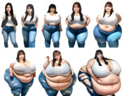 坂道ssbbw肥満化