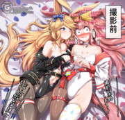 デジたん＆ゴールドシチーのバニーガール（撮影前）