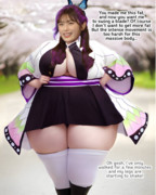 渋谷凪咲　胡蝶しのぶコスプレ