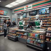 セブンイレブンの店員が人型ロボットになったぞ！