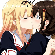 夕立のスキンシップ